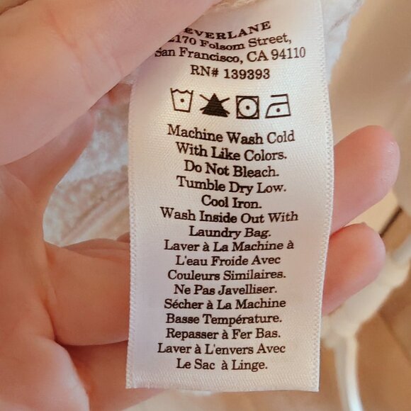 Everlane Cozy Oversize Teddy Liner Jacket XL - Picture 9 of 10